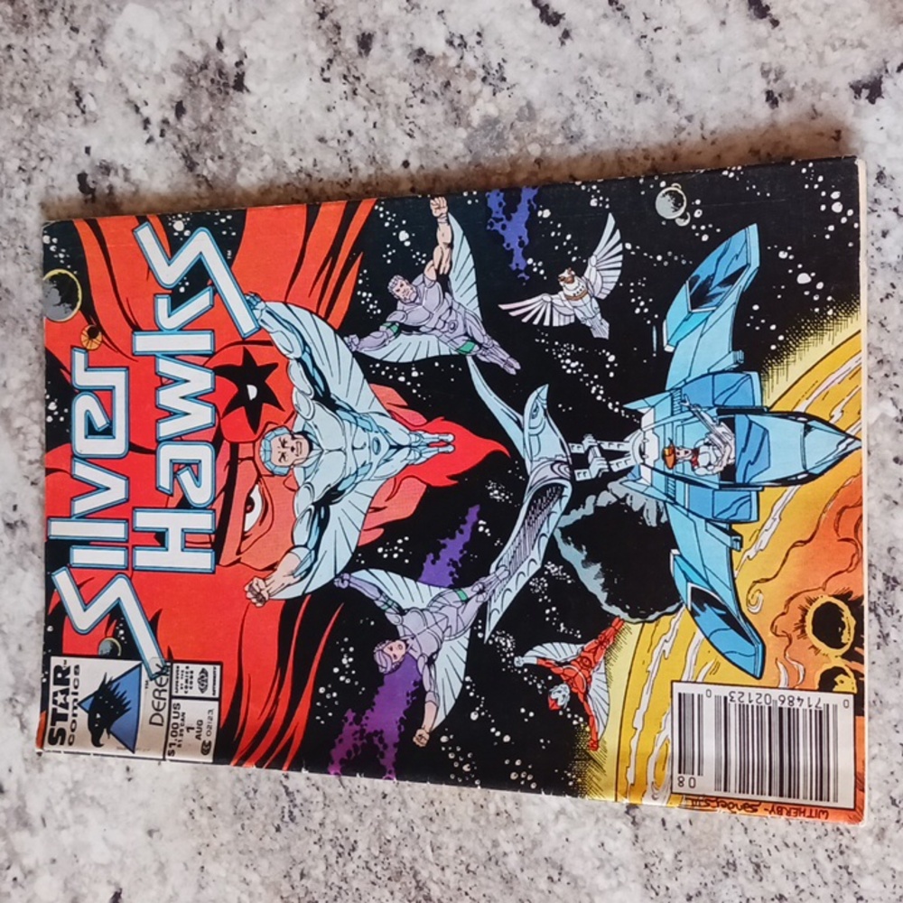 Vintage Silver Hawks Comic Book